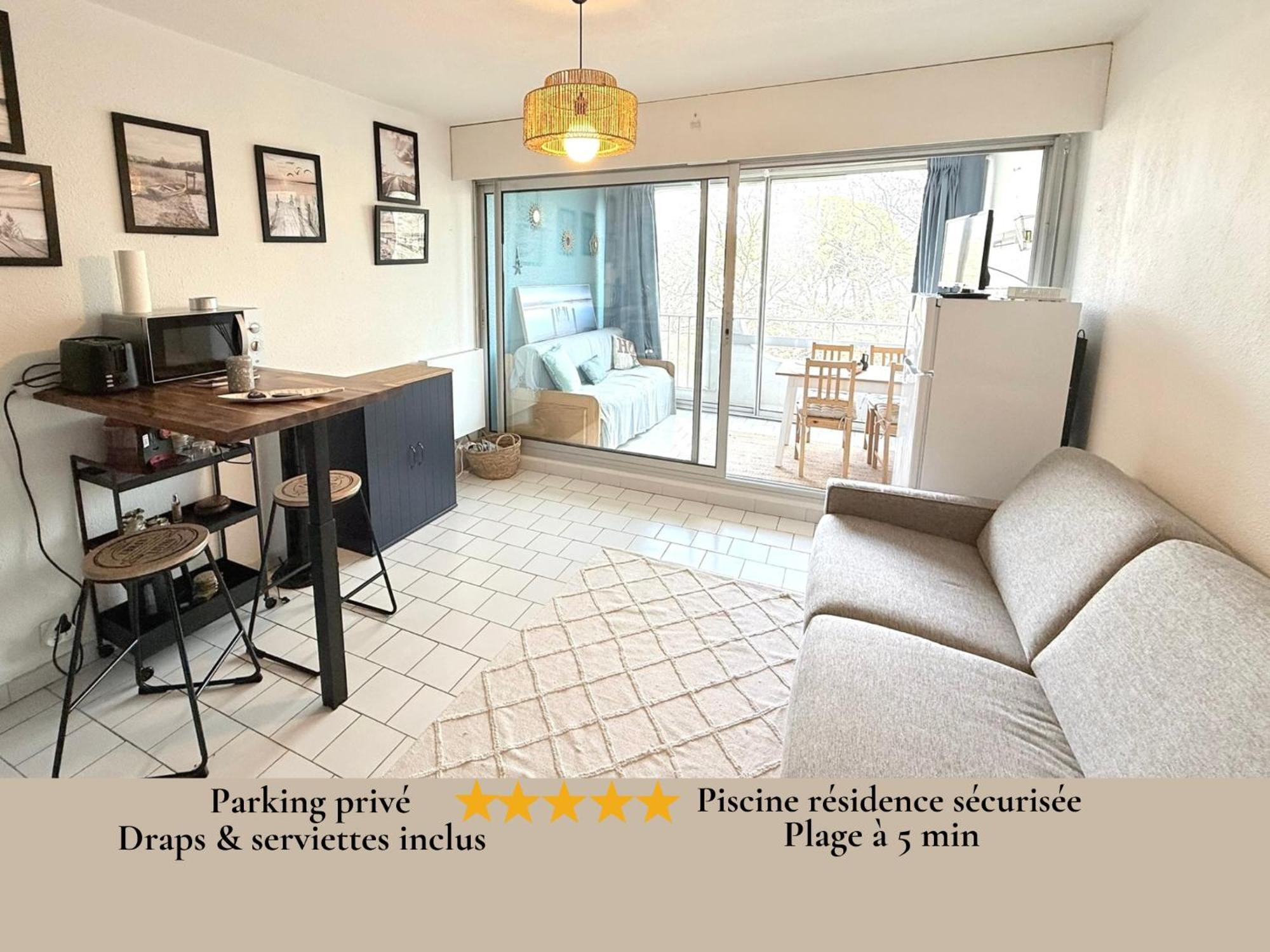 Appart Grande Motte Quartier Couchant - Parking - Balcon- Piscine - Plage 300M La Grande-Motte Zewnętrze zdjęcie